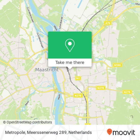 Metropole, Meerssenerweg 289 Karte