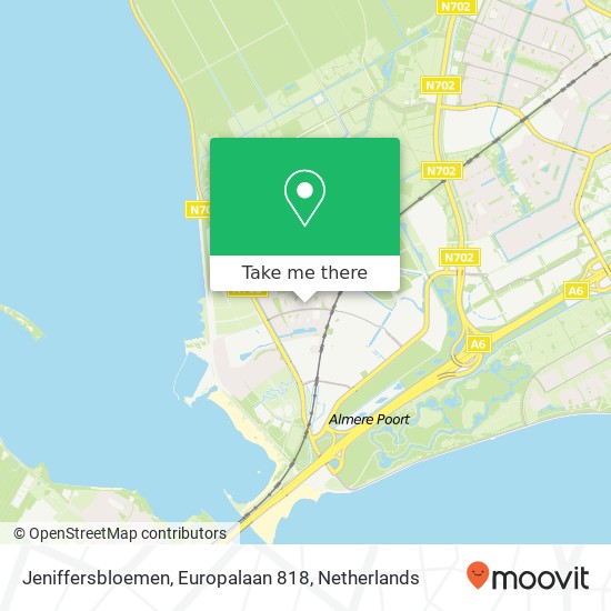 Jeniffersbloemen, Europalaan 818 map