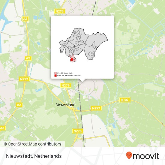 Nieuwstadt map