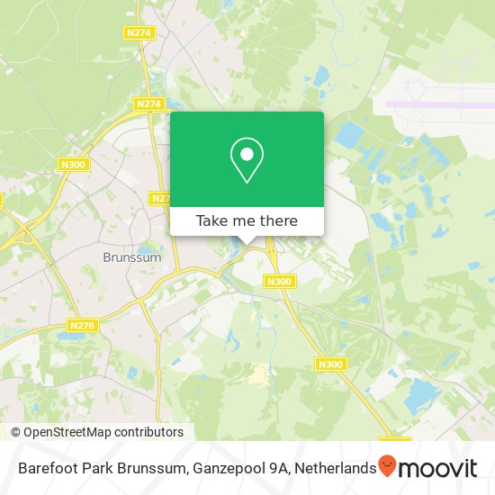 Barefoot Park Brunssum, Ganzepool 9A map