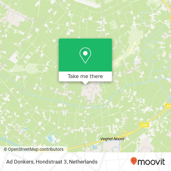 Ad Donkers, Hondstraat 3 map