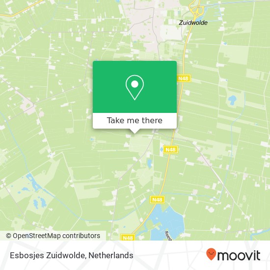 Esbosjes Zuidwolde map