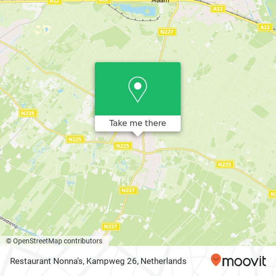 Restaurant Nonna's, Kampweg 26 map