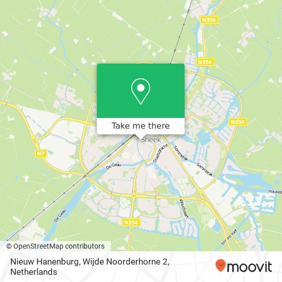 Nieuw Hanenburg, Wijde Noorderhorne 2 map