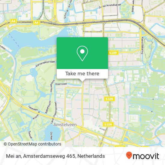 Mei an, Amsterdamseweg 465 Karte