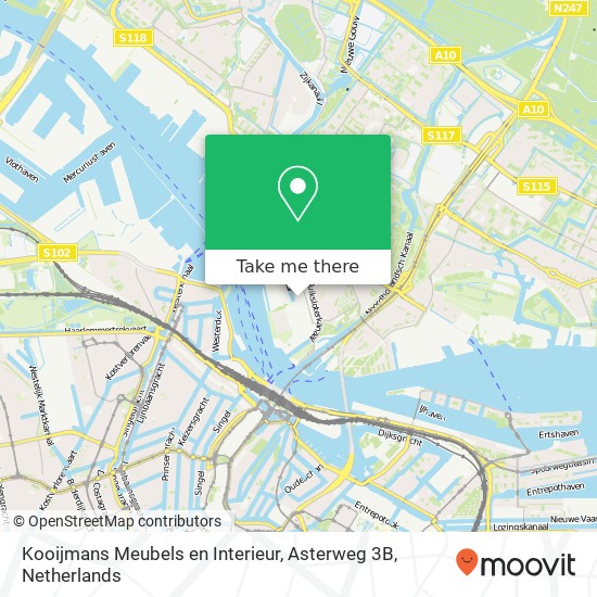 Kooijmans Meubels en Interieur, Asterweg 3B map