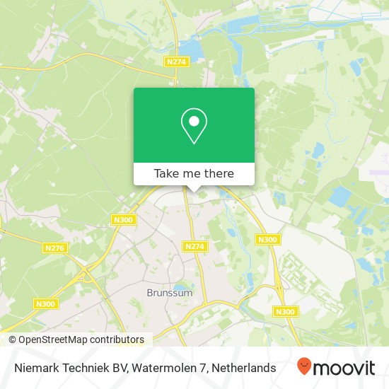 Niemark Techniek BV, Watermolen 7 Karte