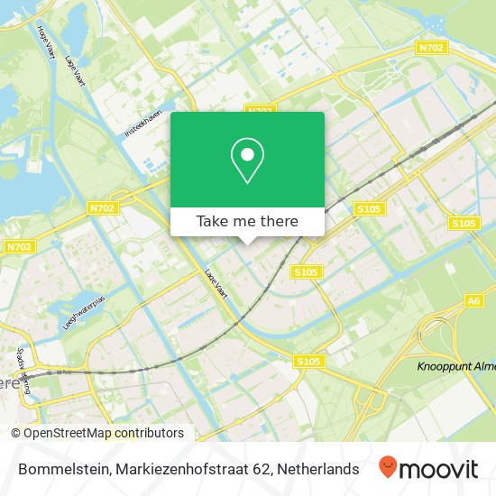 Bommelstein, Markiezenhofstraat 62 map