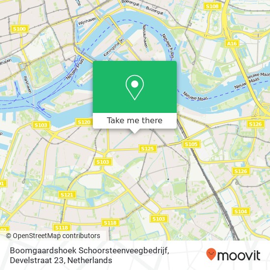 Boomgaardshoek Schoorsteenveegbedrijf, Develstraat 23 Karte