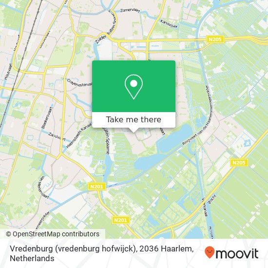 Vredenburg (vredenburg hofwijck), 2036 Haarlem map