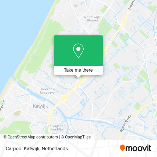 Carpool Katwijk map
