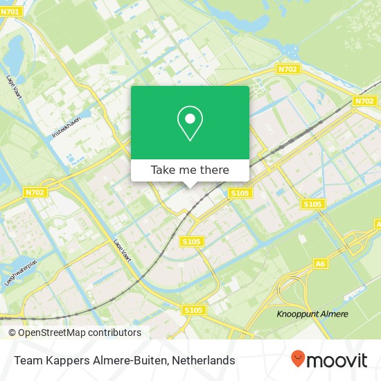 Team Kappers Almere-Buiten map