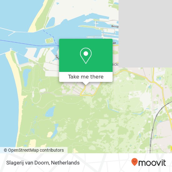 Slagerij van Doorn, Zeewijkplein 17 map
