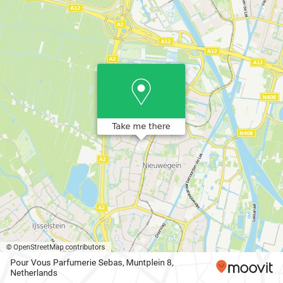 Pour Vous Parfumerie Sebas, Muntplein 8 map