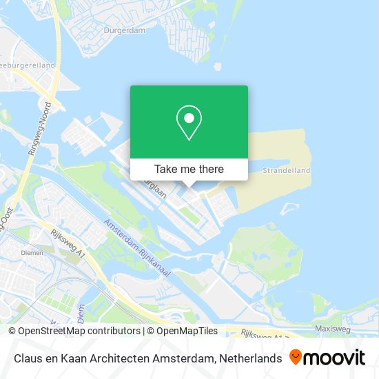 Claus en Kaan Architecten Amsterdam map