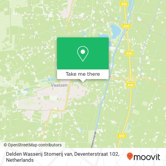 Delden Wasserij Stomerij van, Deventerstraat 102 map