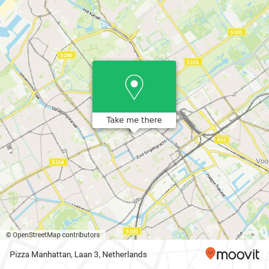 Pizza Manhattan, Laan 3 map