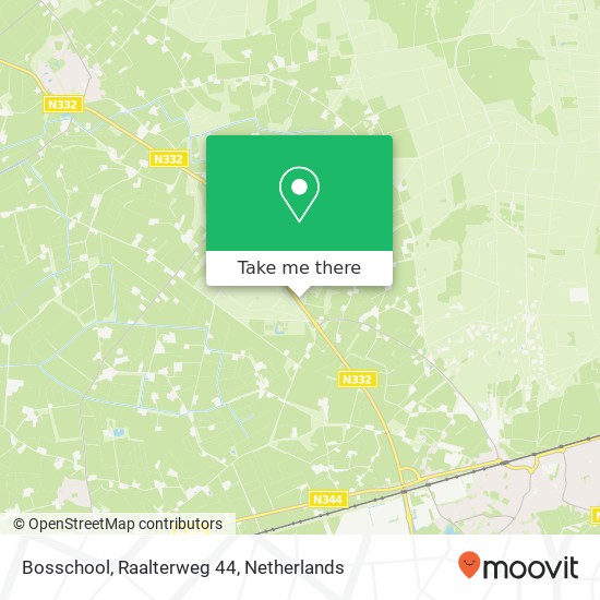 Bosschool, Raalterweg 44 map