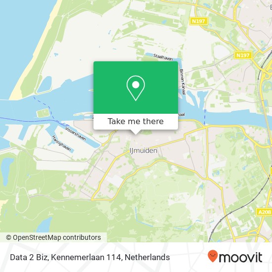 Data 2 Biz, Kennemerlaan 114 map