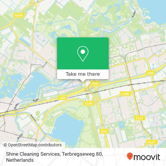 Shine Cleaning Services, Terbregseweg 80 map