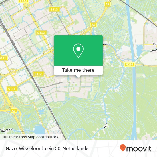 Gazo, Wisseloordplein 50 map