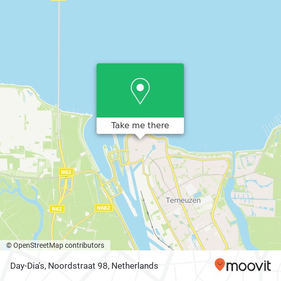 Day-Dia's, Noordstraat 98 map