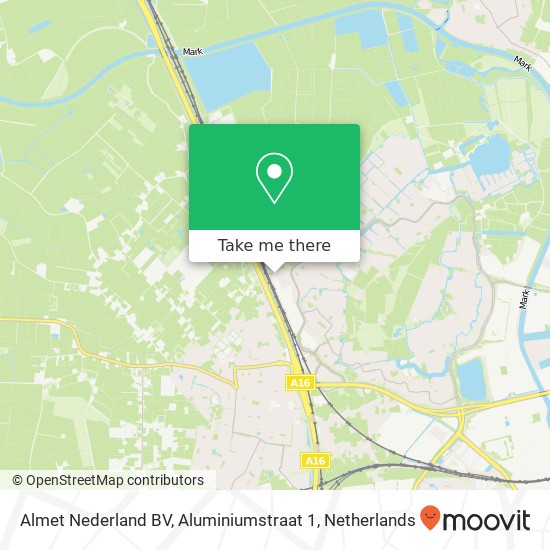 Almet Nederland BV, Aluminiumstraat 1 map