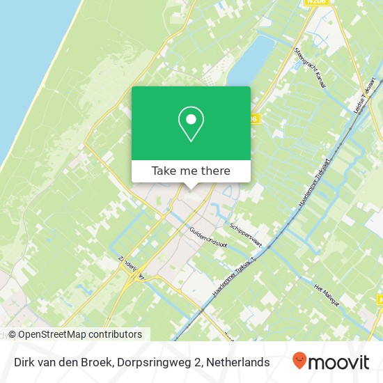 Dirk van den Broek, Dorpsringweg 2 map