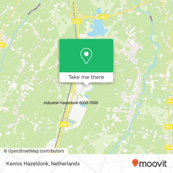 Kennis Hazeldonk, Hazeldonk 6809 map