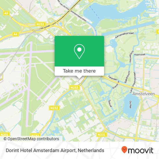 Dorint Hotel Amsterdam Airport map