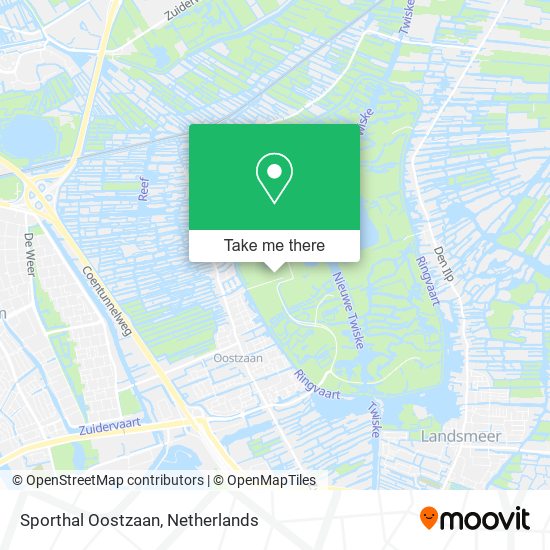 Sporthal Oostzaan map