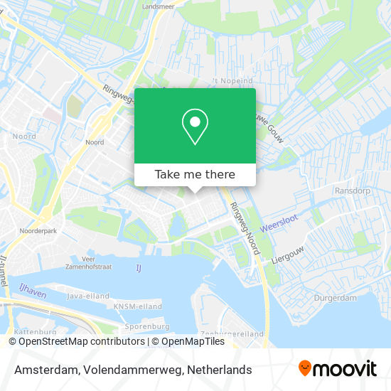 Amsterdam, Volendammerweg map