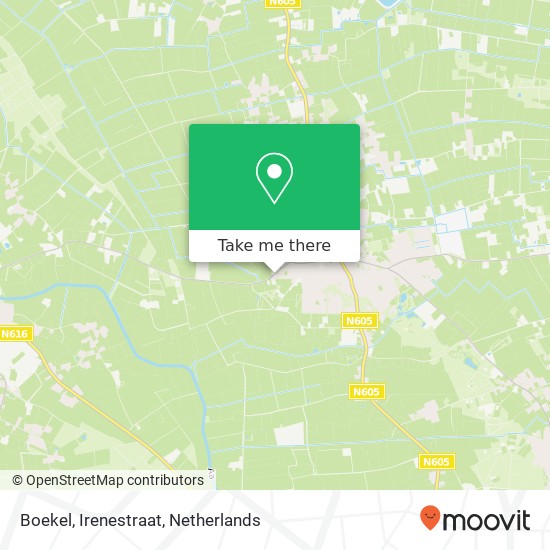 Boekel, Irenestraat map