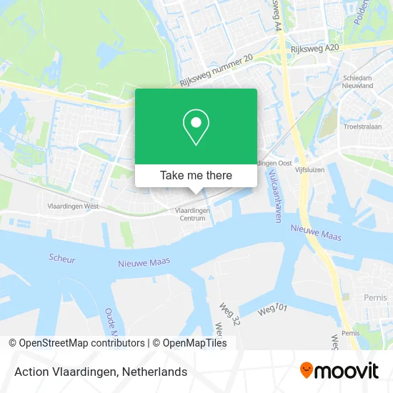 Action Vlaardingen Karte
