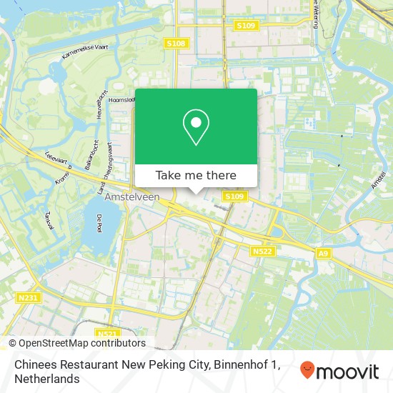 Chinees Restaurant New Peking City, Binnenhof 1 Karte