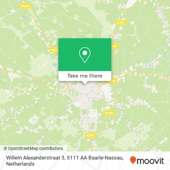 Willem Alexanderstraat 3, 5111 AA Baarle-Nassau Karte