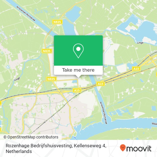 Rozenhage Bedrijfshuisvesting, Kellenseweg 4 map