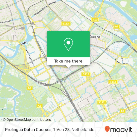 Prolingua Dutch Courses, 't Ven 28 map