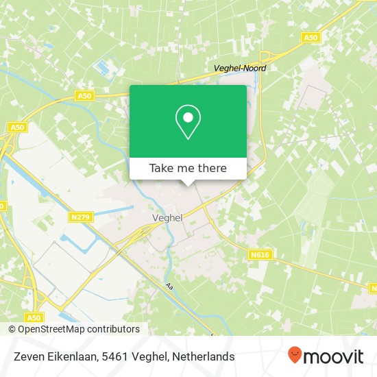 Zeven Eikenlaan, 5461 Veghel map