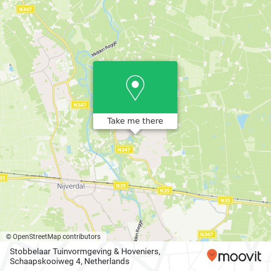 Stobbelaar Tuinvormgeving & Hoveniers, Schaapskooiweg 4 map