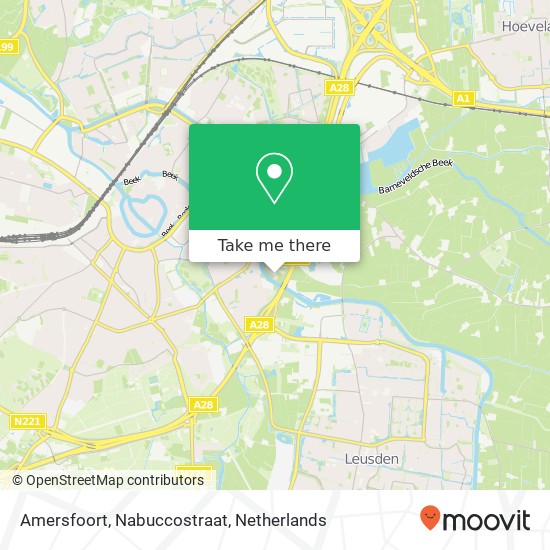 Amersfoort, Nabuccostraat map