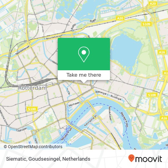 Siematic, Goudsesingel map