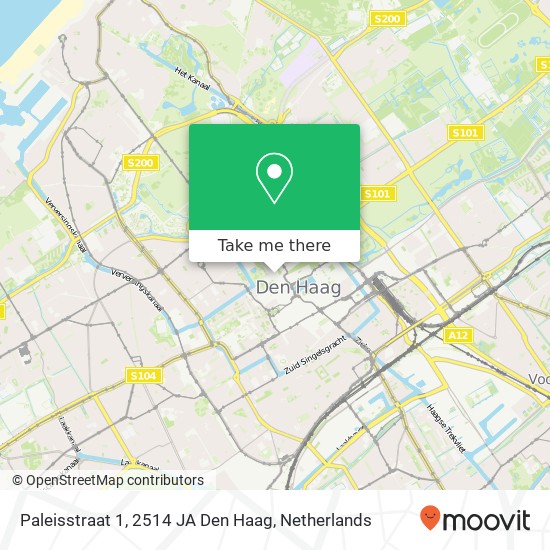 Paleisstraat 1, 2514 JA Den Haag map