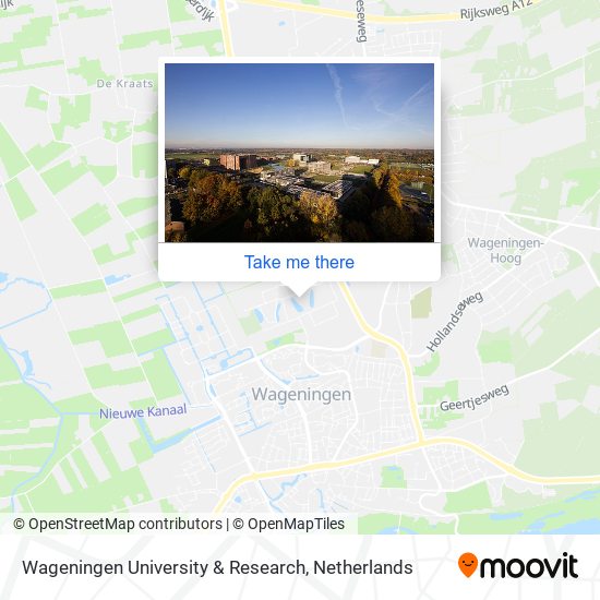 Wageningen University & Research Karte