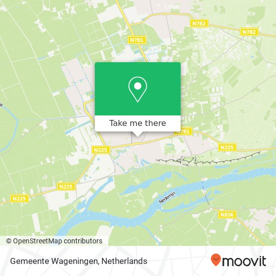 Gemeente Wageningen Karte