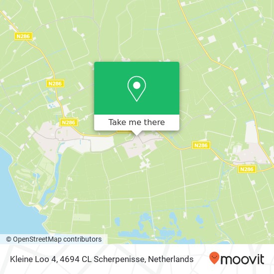 Kleine Loo 4, 4694 CL Scherpenisse map
