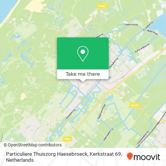 Particuliere Thuiszorg Haesebroeck, Kerkstraat 69 map