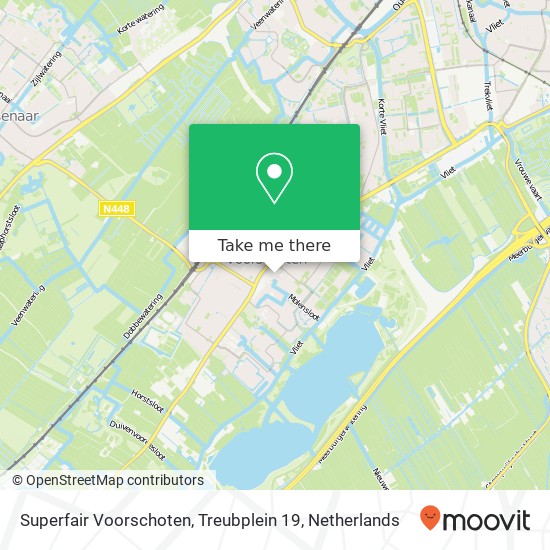 Superfair Voorschoten, Treubplein 19 map