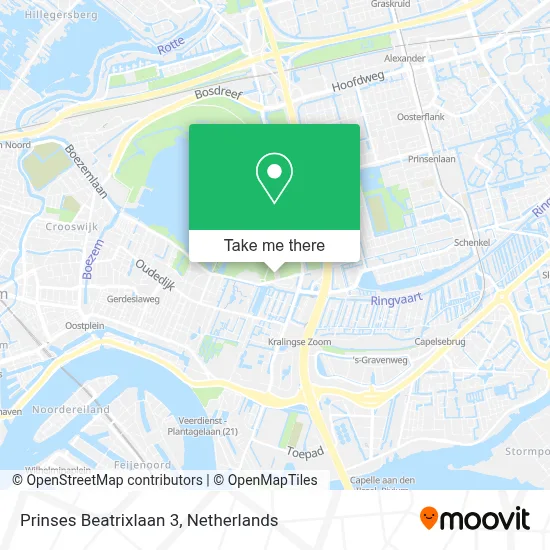 Prinses Beatrixlaan 3 map
