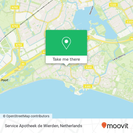 Service Apotheek de Wierden map